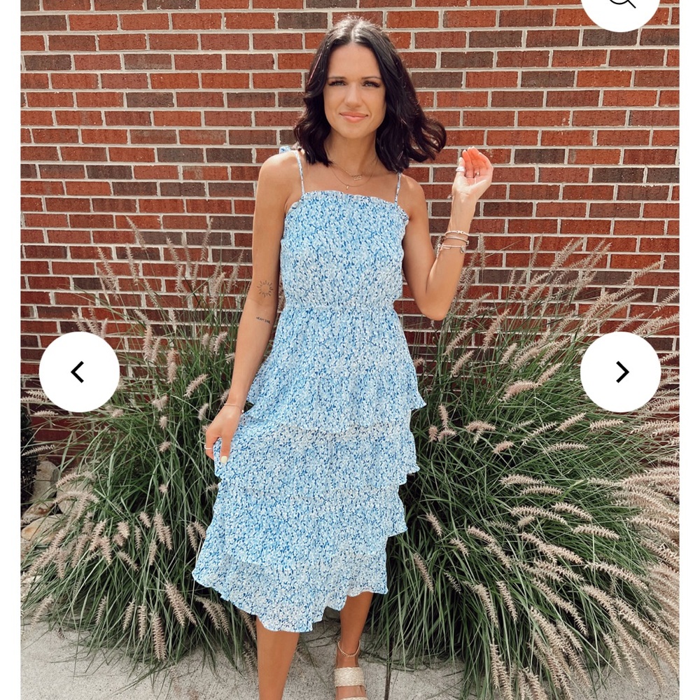 Lucy Paris tiered ruffle dress